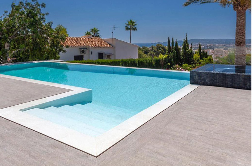 gres porcelanico , calidad, piscinas , coronas